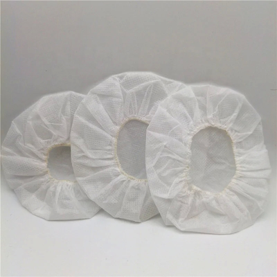 50pcs/bag White Non Woven Fabric Một lần sử dụng tai nghe Cover Bảo vệ tai nghe khỏi bụi và bụi bẩn