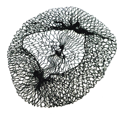 Đầu bếp XXL Đầu trắng Đầu tròn Hairnet Dùng một lần cho Nhà bếp Thực phẩm Đàn hồi