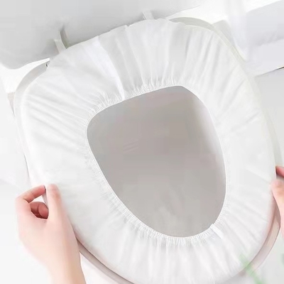 Vệ sinh chống thấm nước dùng một lần Bọc ghế nhà vệ sinh không dệt bằng vải đàn hồi
